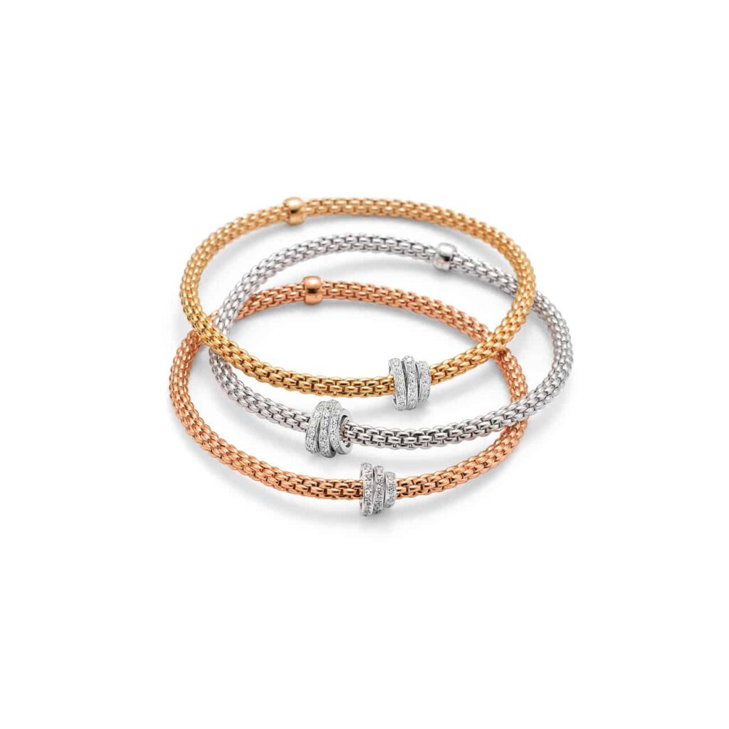 Fope Prima Rose Gold & Diamond Bracelet