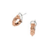 fope eka earrings in rose gold
