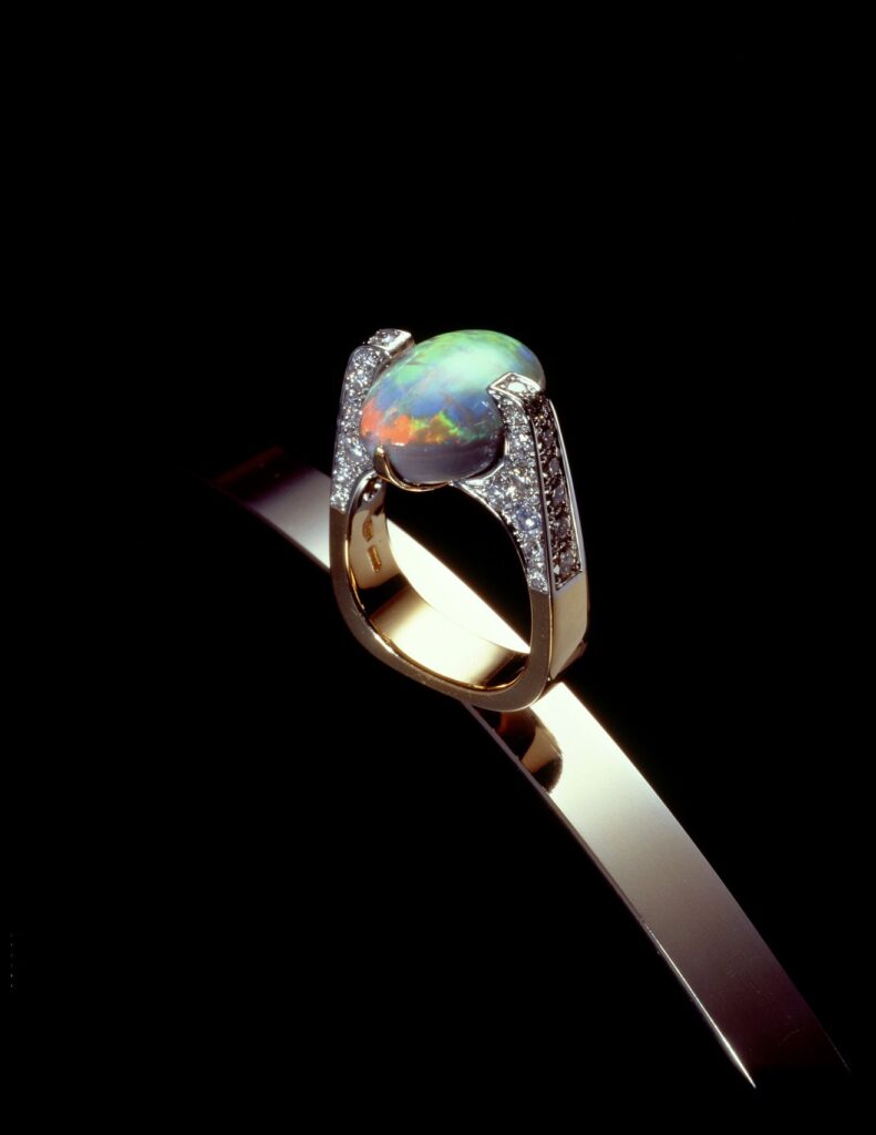 scavia opal birthstone ring