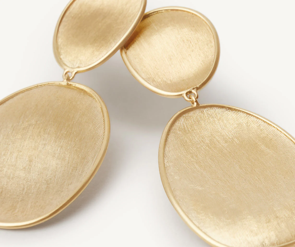 18k earrings italian gold jewelry