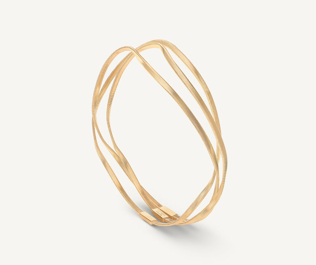 marco bicego marrakech 18k gold bangle