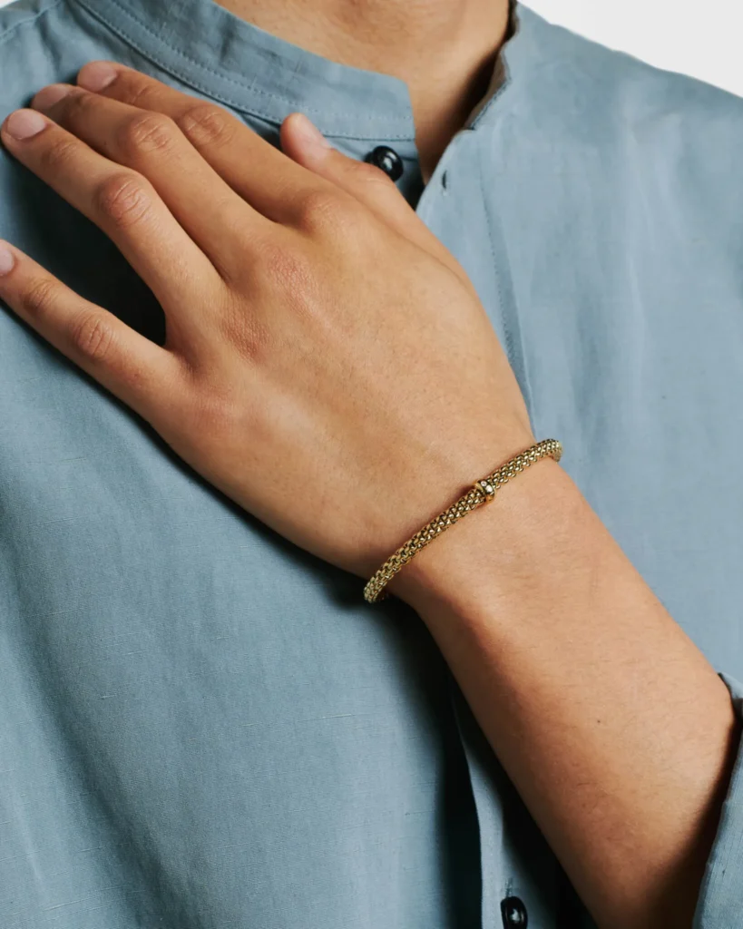 fope flex'it gold bracelet