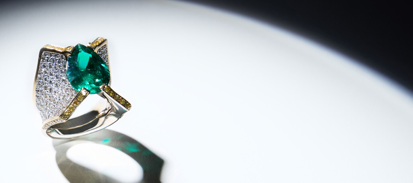 scavia may birthstone emerald ring