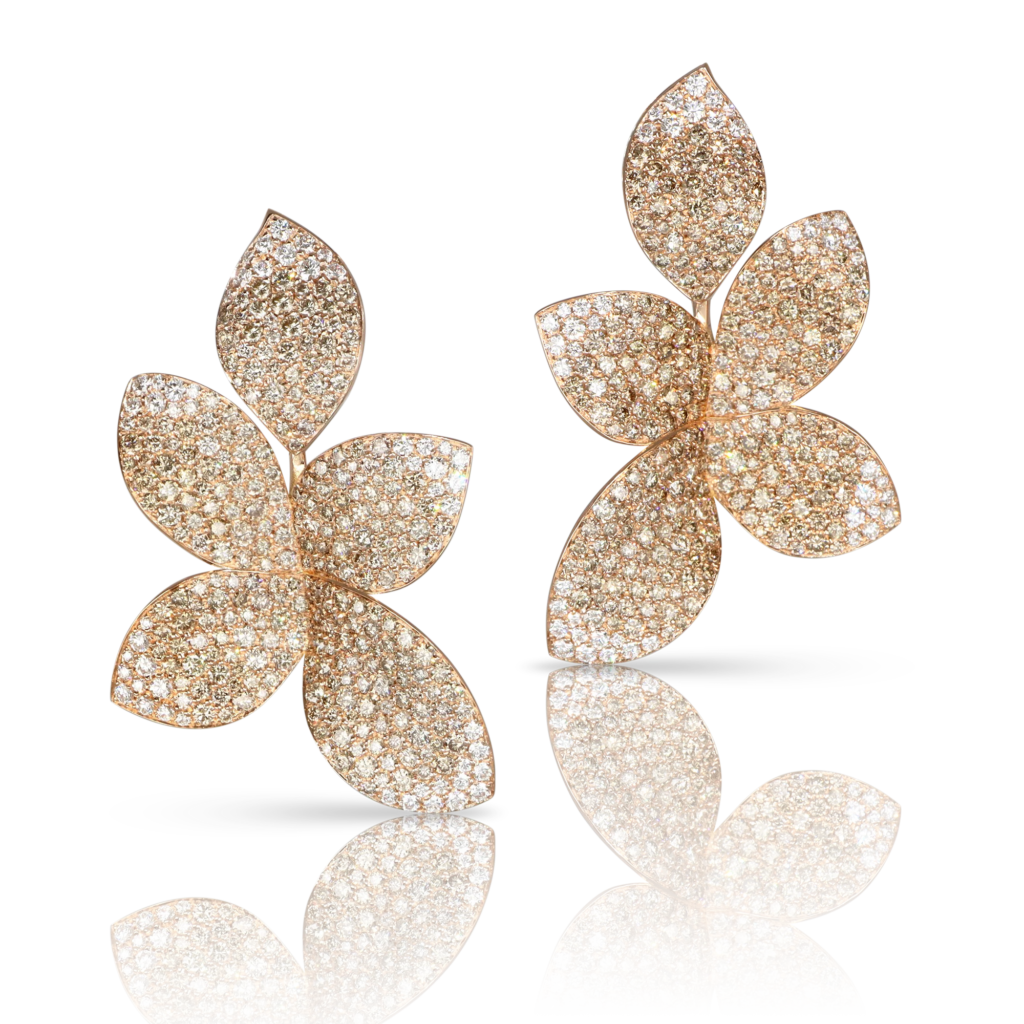 champagne diamonds on pasquale bruni earrings
