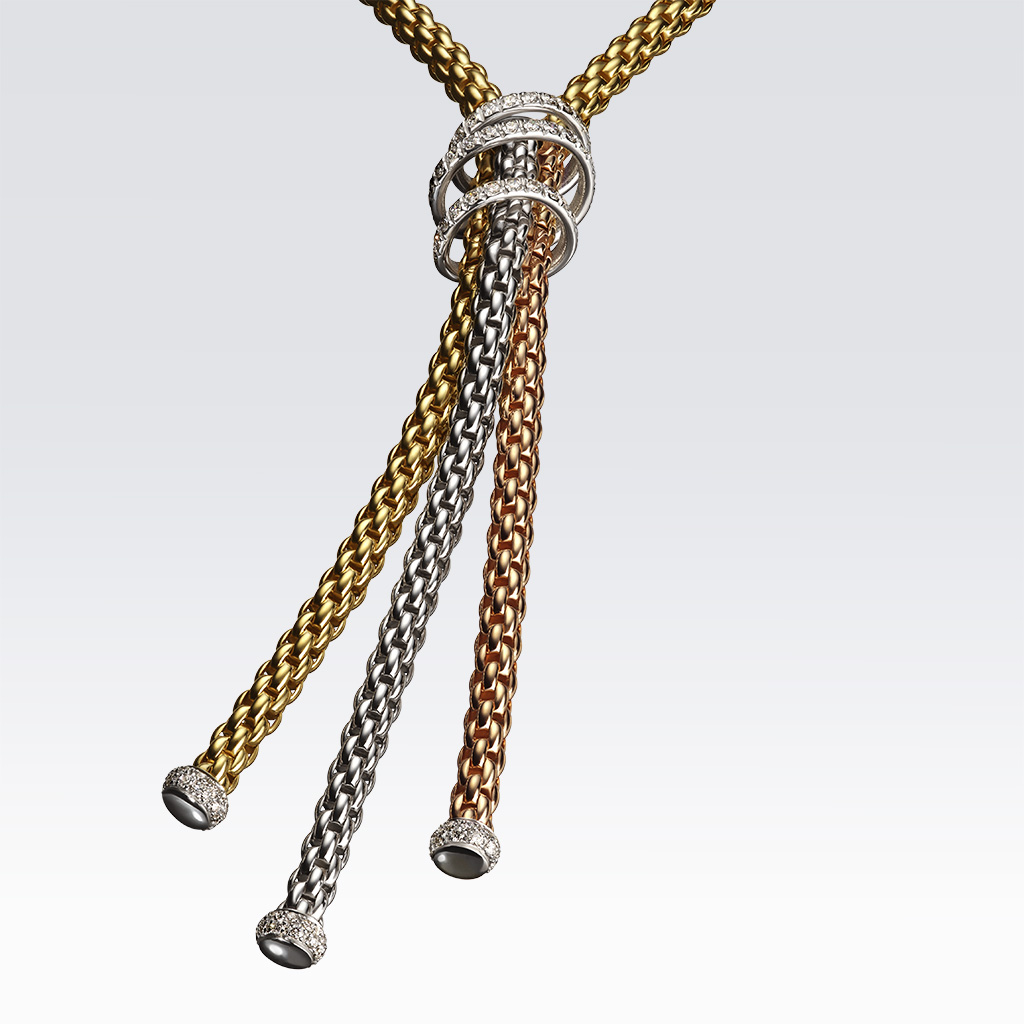 fope jewelry in 3 shades of gold