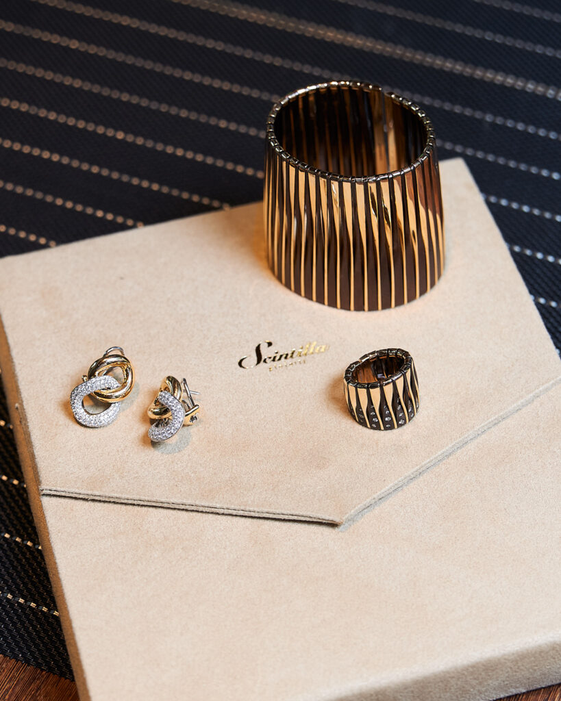 scintilla collection featuring italian fine jewelry from different brands