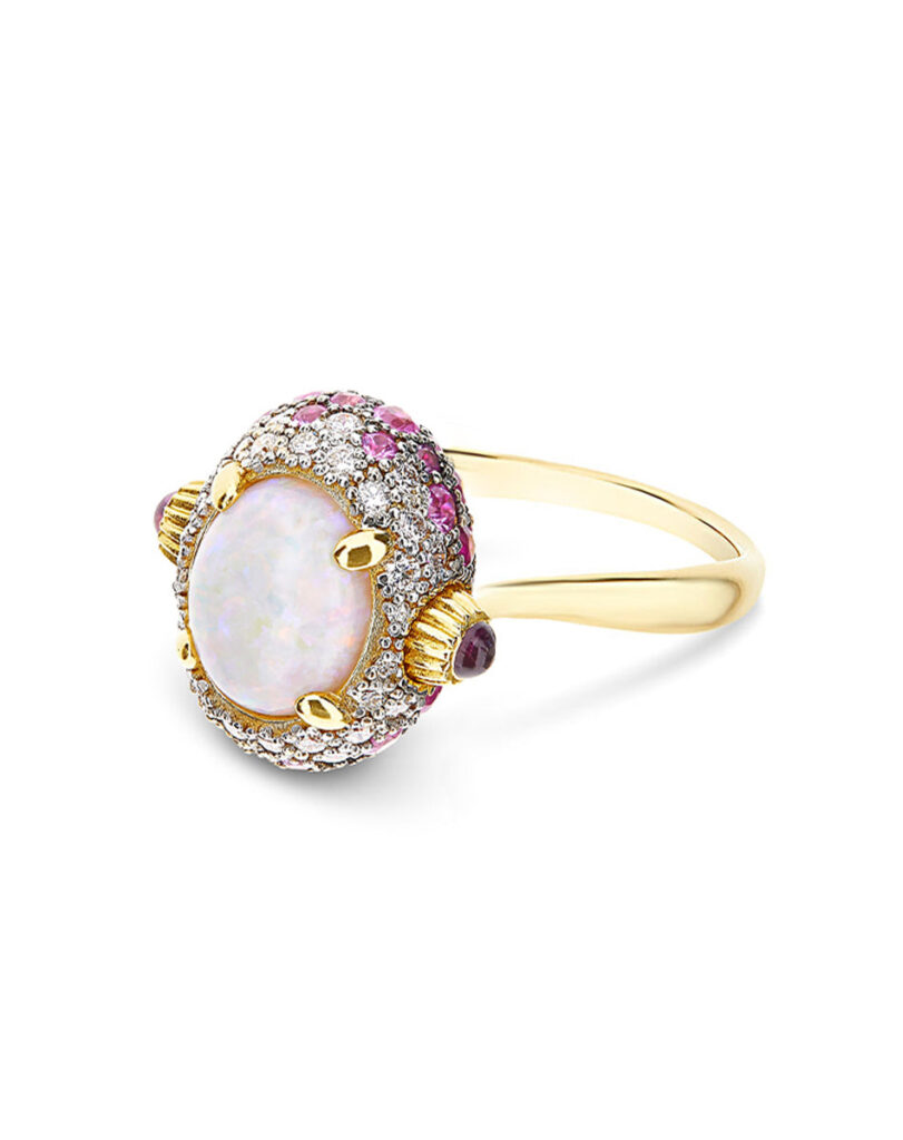 opal birthstone ring from nanis