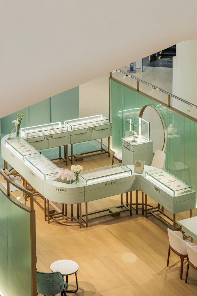 FOPE pop-up at central embassy from above